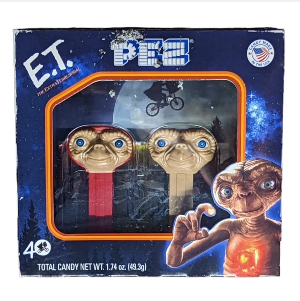 PEZ Candy Dispenser E.T. 40th Anniversary Gift Set Extraterrestrial